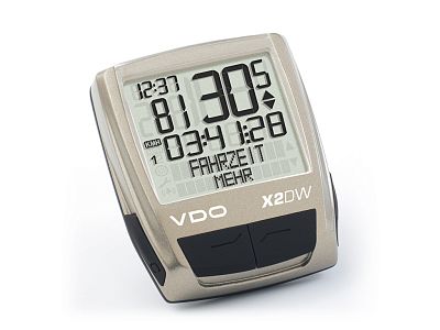 Превью  Велокомпьютер VDO X2DW проводной (16 функций)